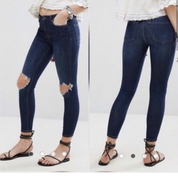 Free People Denim - NWT Free People skinny Jeans with ripped knees